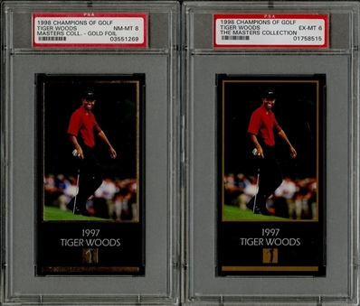 1997 Grand Slam Tiger Woods Rookie Cards Collection (7)